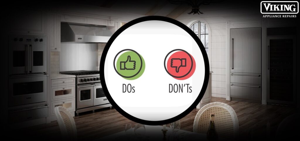 Proper Usage of Viking Electric Double Ovens: Do’s and Don’ts